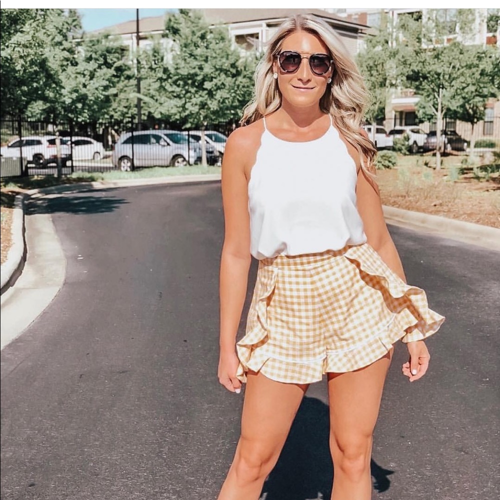 Shopbop The Fifth Label- Gingham Shorts